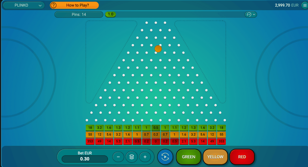 Plinko Casino Site Video Game - Play for Genuine Cash - 2500$ Benefit!
