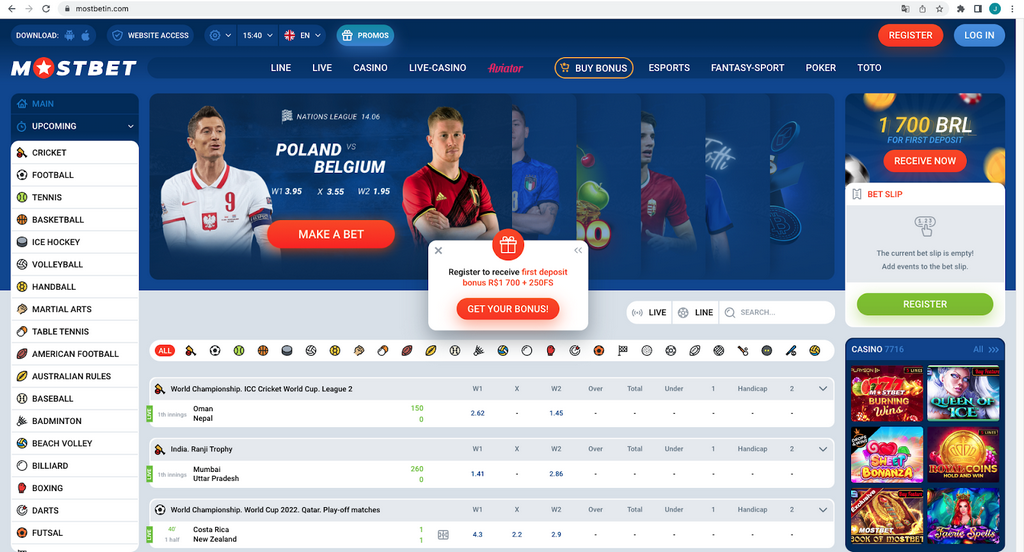 Mostbet in South Africa